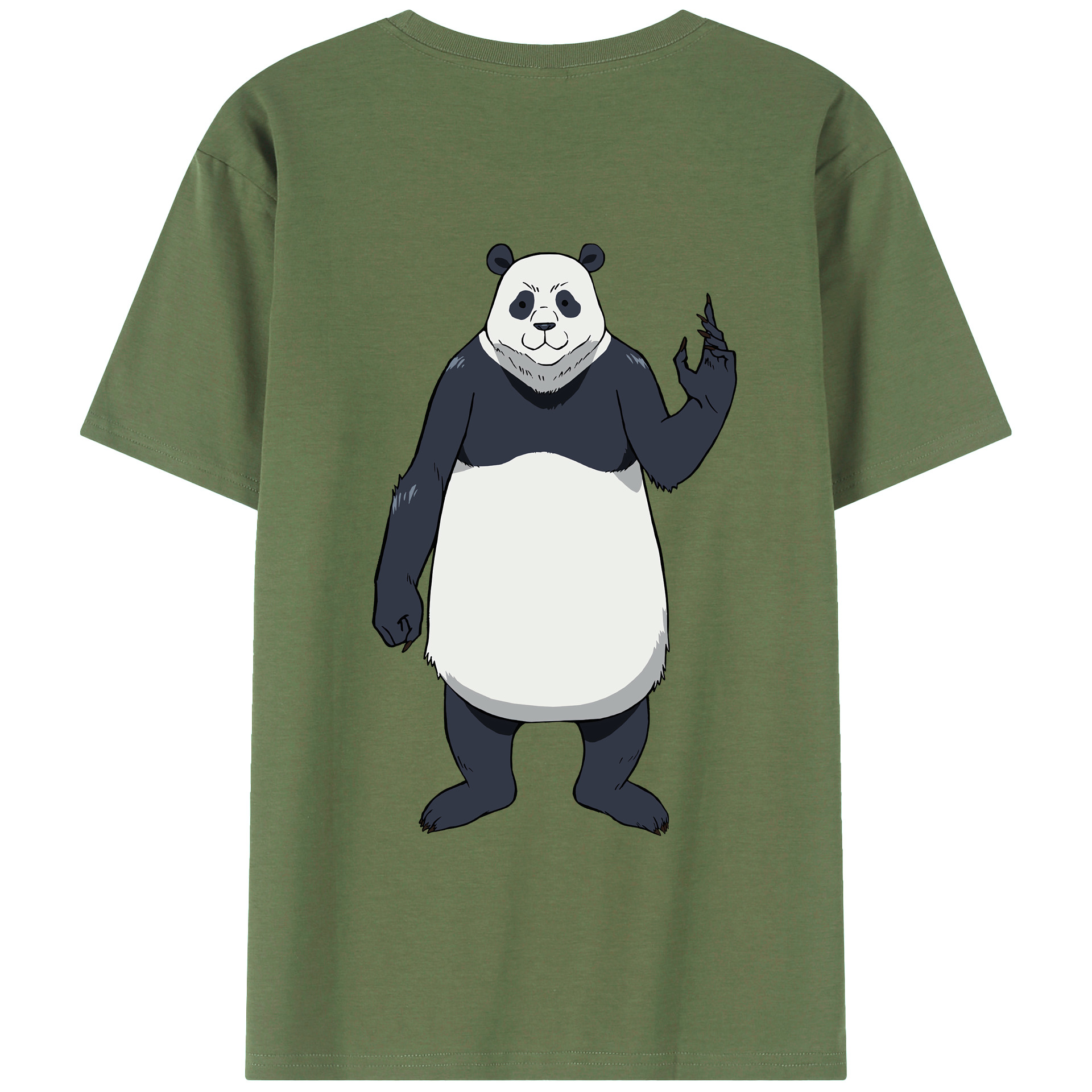 （画像用） 呪術廻戦 Jujutsu Kaisen 綿100％ メンズ半袖Tシャツ（バックプリント） 通気性